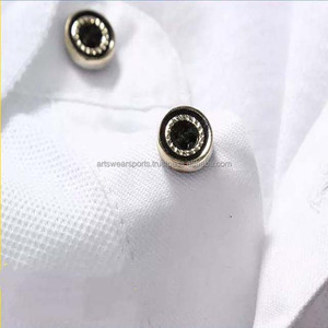 Chemises pour hommes en gros, OEM, personnalisées, imprimées, brodées, uniformes, polyester/coton, respirantes, séchage rapide, manches courtes, nouveauté - Product Image 6