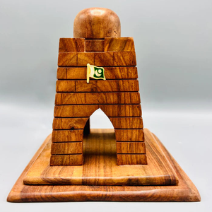 Modelo de Mazar-e-Quaid de Madera Hecho a Mano, Monumento Nacional de Pakistán, Decoración para el Hogar u Oficina, Regalo Cultural - Product Image 3