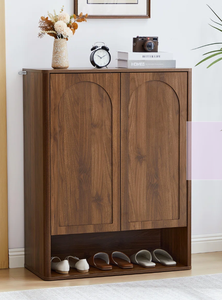 Porte-bagages en bois massif de qualité supérieure avec étagère à chaussures pour la maison et l'hôtel, meuble de rangement pour chaussures pour l'entrée de la maison - Product Image 4