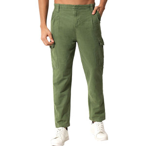Pantalon cargo pour homme personnalisé à faible MOQ, décontracté, léger, effet délavé, fabriqué au Pakistan - Product Image 1