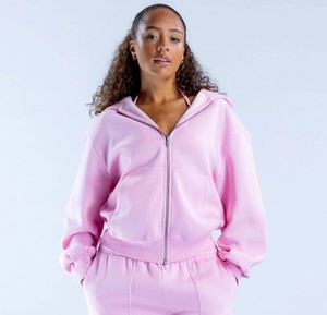 Chaqueta de Invierno de Alta Calidad y Última Moda para Mujer, con Hombros Caídos, Cierre de Cremallera, Suave, Cómoda, Transpirable, para Uso Diario - Product Image 1