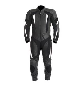 Traje de Motociclismo Unisex de Cuero con Detección de Pinchazos - Product Image 5