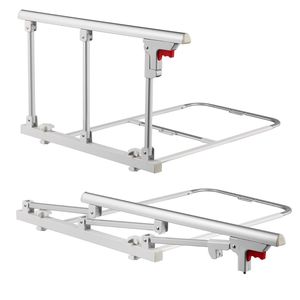 Barre d'assistance de lit pliable à hauteur réglable avec 28 sangles, haute résistance, pour personnes âgées, dispositif d'aide au lit - Product Image 1
