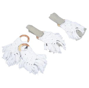 Anneau de serviette en macramé avec logo personnalisé, fait main, décoration de table de Noël pour table à manger et décoration de mariage, tapis de serviette - Product Image 3