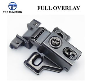 บานพับเฟอร์นิเจอร์อะลูมิเนียมแบบปิดนุ่มนวล TOP FUNCTION แบบฝังเต็ม 180 องศา สำหรับบานตู้ครัว - Product Image 5