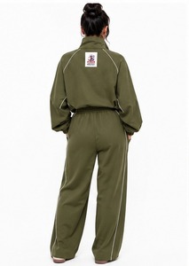 <b>Women's</b> Casual Solid Summer Waterproof Performance Windbreaker Tracksuit Set Sports <b>Jacket</b> Matching Running Pants Activewear - Product Image 3