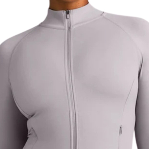 Custom Women's SoftMotion Sports <b>Jacket</b> <b>Lightweight</b> Breathable Training <b>Running</b> Gym Fitness Full Zip Athletic Apparel - Product Image 2
