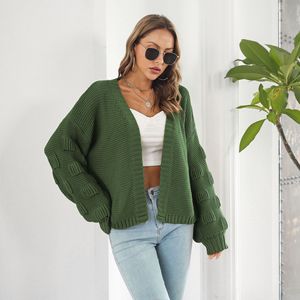 Cardigan en tricot oversize pour femme, chaud, doux et texturé, ouvert sur le devant, décontracté, mode hiver, coupe ample, vêtement d'extérieur - Product Image 4