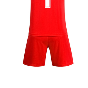 Ensemble uniforme de football pour jeunes, design col en V, fabrication haut de gamme, maillot et short de football professionnels pour entraînement, en vente en ligne - Product Image 5