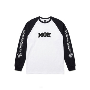 Custom Raglan Long Sleeve <b>T</b> Shirt Men Contrast Sleeve Cotton Casual Streetwear Graphic Print Wholesale Supplier Men's shirts - Product Image 4
