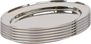 <b>Cast</b> <b>Iron</b> Sizzling Steak <b>Plate</b> with Heat Resistant Tray for BBQ - Product Image 4