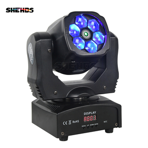 ไฟหัวเคลื่อนที่ SHEHDS 6x15W RGBW Beam Moving Head Light รุ่น Six Bees Eyes พร้อมเลเซอร์ - Product Image 4