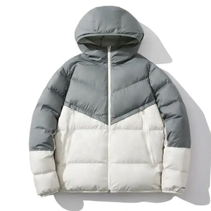 Premium Puffer Jacket Men Oversized Quilted Winter <b>Coat</b> Insulated Warm Puffer jacket Casual Streetwear Custom Manufacturer - Product Image 3