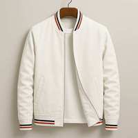 Blouson bomber unisexe pour femme, couleur unie, fin, coupe-vent, col montant, fermeture éclair, vêtement décontracté d'été, matière polyester