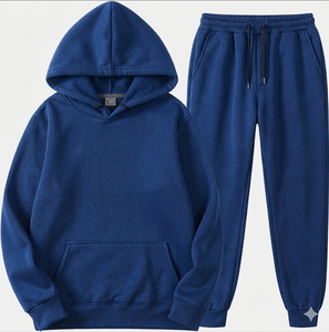 Conjunto Deportivo Personalizado para Hombre, Otoño, 100% Algodón, Sudadera con Capucha y Pantalones Deportivos, con Bordado 3D y Logotipo OEM - Product Image 6