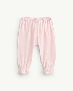 Pantalones de Algodón Jacquard Elásticos para Bebé Niña, Conjunto de 2 Piezas, Recién Nacido, ODM Vietnam - Product Image 2