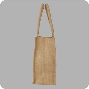 Sac de courses réutilisable en jute épais, personnalisé avec logo sérigraphié, faible MOQ, idéal pour les sacs de plage et les sacs fourre-tout - Product Image 3
