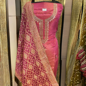 100% buena calidad tela diseñador bordado a mano trajes sin costuras ropa india y paquistaní - Product Image 1