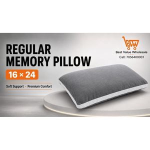 Ergonomic Butterfly <b>Memory</b> <b>Foam</b> Pillow 16x24 Inch-Soft Hotel Bedding <b>Cushion</b> - Product Image 3
