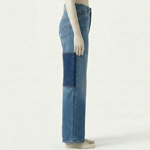 Fashionable High Street Women Skinny Fit Canvas Denim Pants Breathable Eco-Friendly Washable Stylish Comfortable Casual Winter - Product Image 3