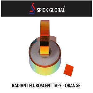 Ruban adhésif fluorescent réfléchissant, luminescent dans le noir, imperméable, de sécurité, pour marquage routier - Product Image 1
