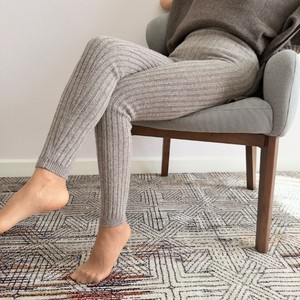 Wholesale OEM Customizable Knitted Wool <b>Leggings</b> Low MOQ High Waist Solid Casual - Product Image 6
