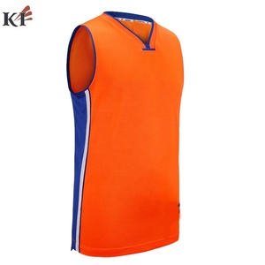 Maillot de basket-ball pour homme respirant et à séchage rapide, col en V, double bretelle, 100% polyester, avec nom, numéro et logo personnalisables - Product Image 4