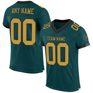OEM Sublimation Football Jersey Custom Personalized Casual Style 100 Percent Polyester Fleece Team Name Number Printed Shirt - Product Image 2