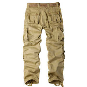 Wholesale Customized Design Men's Cotton Casual Straight Camo Pants Spring Breathable Quick Dry Anti-Wrinkle OEM High Quality - Product Image 2