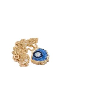 Collar de Cadena con Colgante de Ágata Negra y Ojo de Tigre Hecho a Mano, Ecológico y de Lujo, Resistente al Agua, Ideal para Regalo - Product Image 6