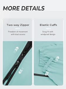 ผู้ผลิตเสื้อแจ็คเก็ตกันลมแบบ OEM สีสันตัดกัน เสื้อแจ็คเก็ตกันลมสำหรับผู้หญิง น้ำหนักเบา สำหรับเล่นกีฬา กันน้ำ มีฮู้ด - Product Image 3