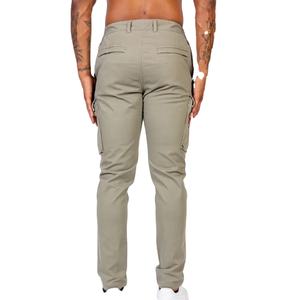 กางเกงคาร์โก้ผู้ชายสไตล์ฮิตปี 2025 ผ้าแคนวาส ติดกระดุม 10 สี หลายกระเป๋า น้ำหนักเบา ผ้าฝ้าย 100% คุณภาพสูง ทออย่างดี ขายส่ง - Product Image 2