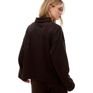 Sudadera con Cuello para Mujer, Informal, de Manga Larga, Suave y Cómoda, Cuello Redondo, Ropa de Moda, OEM, ODM, Venta al por Mayor - Product Image 2