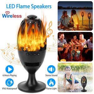 1pc a LED a fiamma senza fili Stereo per spigola impermeabile torcia per esterni campeggio Patio paletto luci tremolanti notte luce del partito - Product Image 6