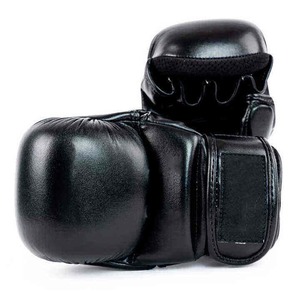 ถุงมือ MMA หนังคุณภาพสูง สำหรับการฝึกซ้อมศิลปะการต่อสู้ที่ดีที่สุด ถุงมือ MMA สำหรับการฝึกซ้อมและการต่อสู้ ทำจากหนังวัวแท้ - Product Image 3