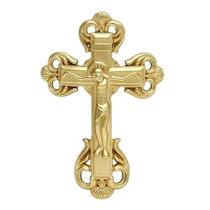 Luxury Decorative Brass Cross Box Handmade For Christian Jewelry <b>Rosary</b> Storage And Elegant Religious Home Display - Product Image 3