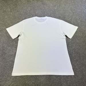 T-shirts pour hommes 100% coton respirant à séchage rapide, couleur unie, logo personnalisé, coupe classique, tissu jersey, personnalisable - Product Image 5