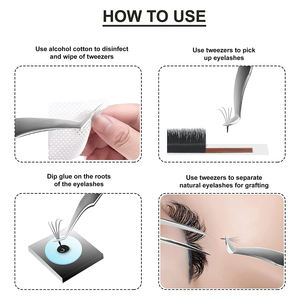 Pinzas para Pestañas de Primera Calidad al por Mayor, Herramienta de Extensión de Pestañas de Acero Inoxidable, Logotipo Personalizado OEM ODM, la Mejor Calidad, Precisión y Durabilidad - Product Image 6