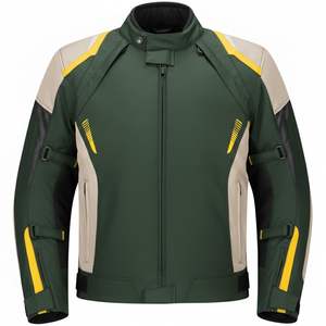 2026 Best Quality Fashionable Leather Racing Jacket Printed Plus Size Waterproof Breathable Customizable - Product Image 1