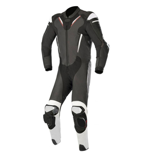 Traje de Motociclismo de Cuero de Manga Larga para Hombre, Transpirable, Protección para Todas las Estaciones - Product Image 1