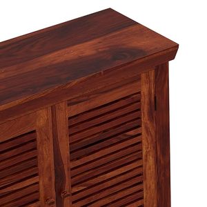 Saleem International Solid Sheesham Wood Shoe <b>Rack</b>,Honey Finish - Product Image 3