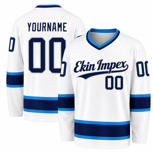 Maillot de hockey Ekin Impex en polyester de haute qualité, avec patchs colorés sublimés, personnalisable, pour équipes professionnelles, avec étiquettes privées sur mesure - Product Image 1