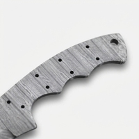 Lame de couteau en acier Damas faite à la main, pleine longueur, qualité industrielle, pour la fabrication de couteaux de chasse, de camping et de dépecage DIY - Vente en gros
