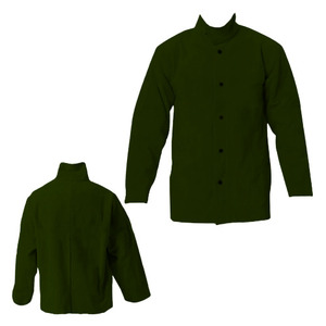 เสื้อแจ็คเก็ตหนังสำหรับงานหนัก ทนทานต่อไฟ ทนความร้อน ป้องกันการเกิดประกายไฟ สำหรับงานเชื่อมโลหะ อุปกรณ์ป้องกันภัยส่วนบุคคล - Product Image 6