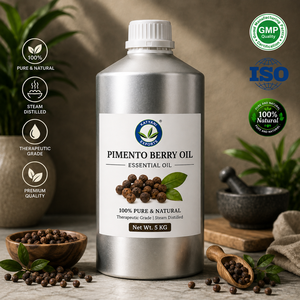 Natural Pimento Berry (Pimenta Dioica) <b>Essential</b> <b>Oil</b> 100% Pure Steam Distilled Allspice <b>Oil</b>- For Spice & Aromatic Blends - India - Product Image 3