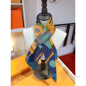 90*90cm Luxury Brand Silk Square Scarf Hijab Women Bandana Soft Scarves Neckerchief <b>Ladies</b> Hair <b>Shawl</b> <b>Wrap</b> Headband90Cm New - Product Image 4