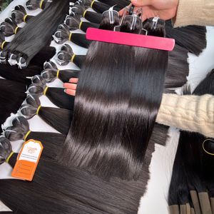 Listo Para Enviar Hueso Recto Natural Negro 1B Extensiones De Cabello Humano Vietnamita Con El Precio Más Barato - Product Image 4