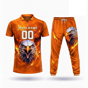 เสื้อผ้าซับลิเมชั่นสั่งทำคุณภาพสูง พร้อมเสื้อเจอร์ซีย์และกางเกงขายาวสำหรับผู้ชาย พิมพ์ลายคุณภาพสูง - Product Image 3
