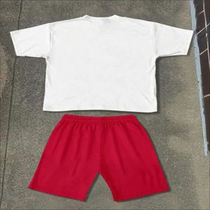 Conjunto de Dos Piezas para Hombre, Verano, Camiseta de Manga Corta y Pantalones Cortos, Informal, Transpirable, Uso Diario, Proveedor de Ropa OEM, Venta al Por Mayor - Product Image 3