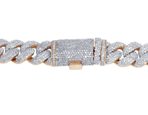 Moissanite Cuban Link <b>Bracelet</b> Iced Out Chain <b>Bracelet</b> Luxury Silver Gold <b>Bracelet</b> Hip Hop Jewelry <b>Mens</b> Fashion Statement Gift - Product Image 2